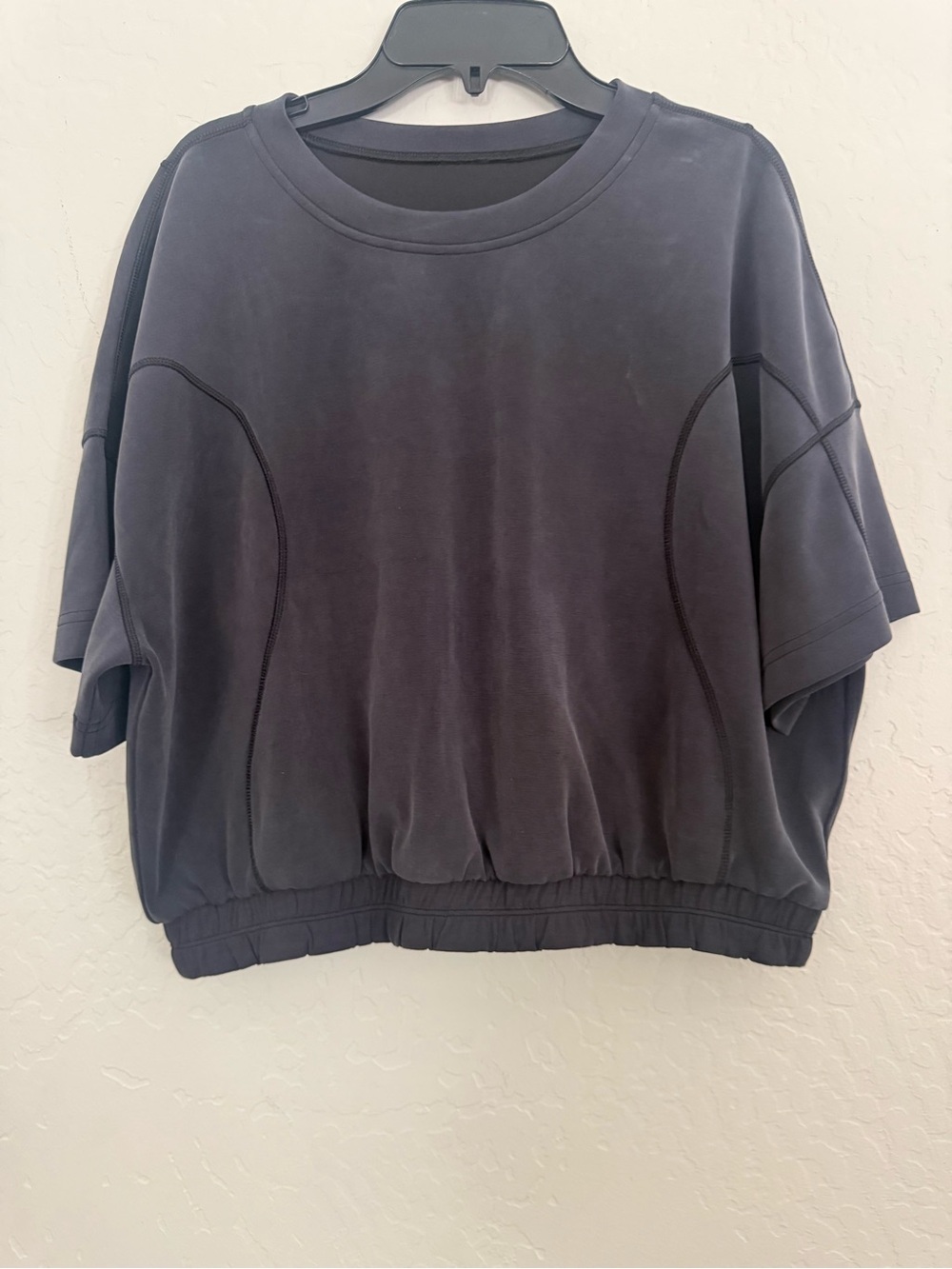 lululemon athletica Relaxed Short Sleeve Crewneck Sweatshirt - Charcoal